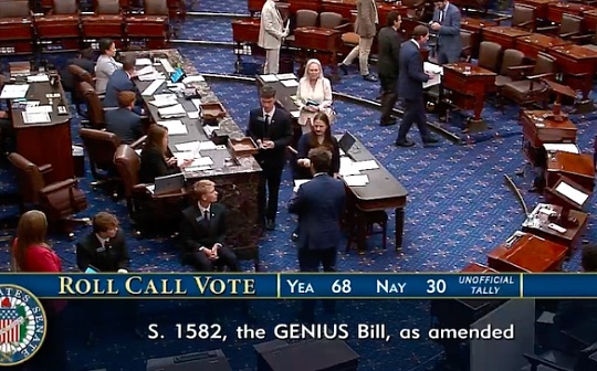 GENIUS bill passed by the U.S. Senate What impact does it have on the crypto industry