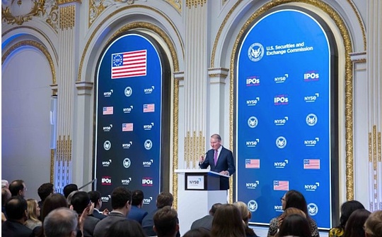 آخر خطاب لرئيس هيئة الأوراق المالية والبورصة الأمريكية: تنشيط سوق رأس المال الأمريكي